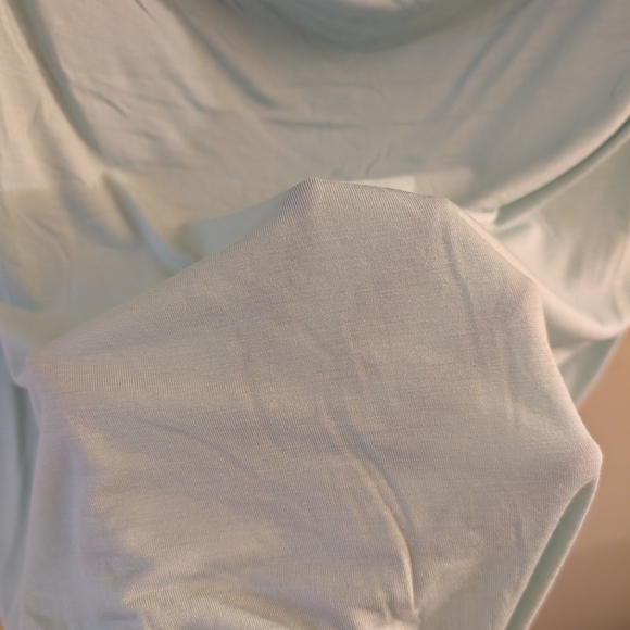 NWT! Torrid Light Blue Cowl Neck Top Size 1 - Picture 6 of 7